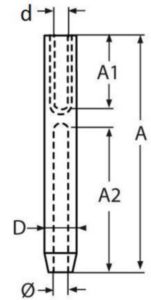 ESS Terminal Aço inoxidável (Inox) A4