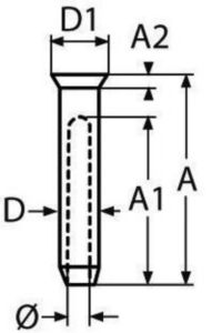 ESS Terminal with head Stainless steel A4 | Fabory