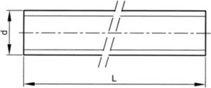 Threaded rod DIN 976-1B Stainless Steel A2 70 Various Lengths