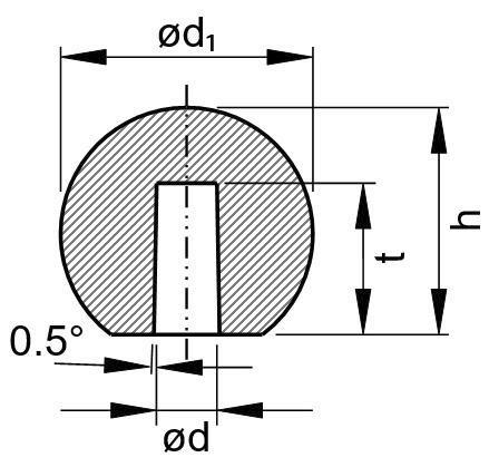 Ball knob with conical hole DIN ≈319 M Plastic Fenolformaldehyde (bakelite) FS31
