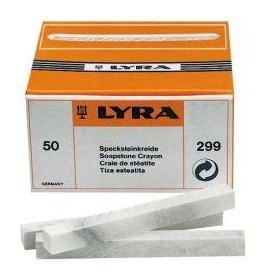 LYRA SOAPSTONECHLK(1X50 darabok) WHITE 10X10X100