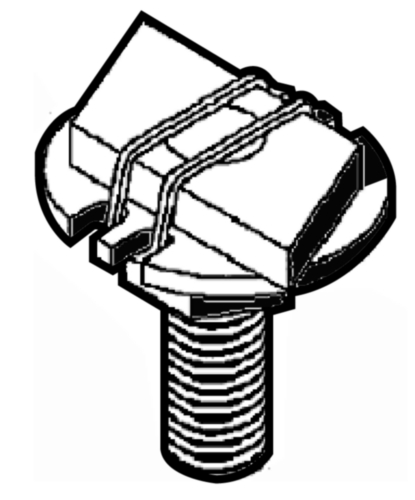 FISCHER T-head bolt clix Steel Zinc plated