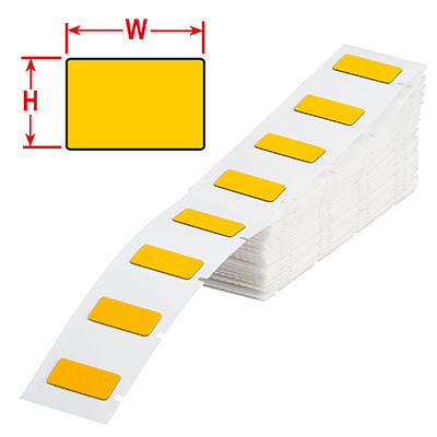 Brady Printlabels M71EP-6-7593-YL 100PC