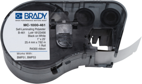 Brady Labelling tape 7.62X25.4MM