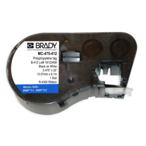 Brady Polyethylene tag 6.1X12.07MM