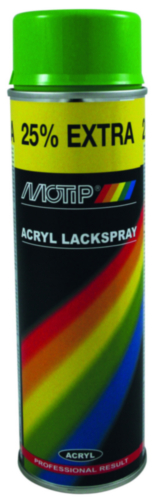 Motip Lacquer spray 500 Jaune vert