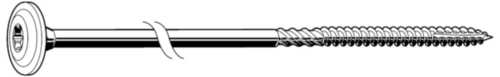 MAXXFAST Heavy construction woodscrew flange head ttap® Stainless steel A2 8X140MM (85)