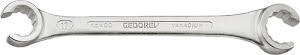 Double-ended ring spanner 400 30 x 32 mm 300 mm open, with double hex GEDORE