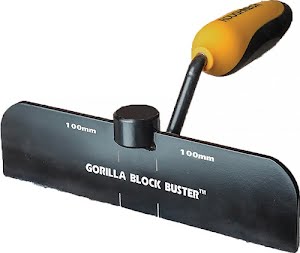 Steensnijder GORILLA BLOCK BUSTER BOLSTER breedte 230 mm gewicht 900 g PEDDINGHAUS