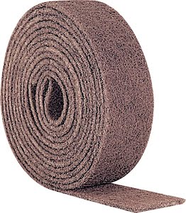 Non-woven abrasive fabric roll WR-RL length 10 m width 100 mm fine red 10 m/roll