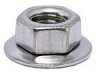 COMBY Hexagon nut with captive conical washer Stainless steel A2