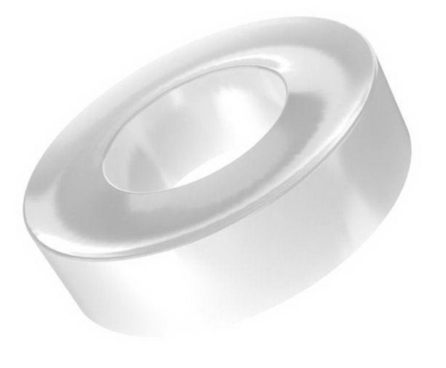 DUBO Poistný krúžok pre skrutky s vnútorným šesťhranom Plast Polyamid (nylon) 6 Biela