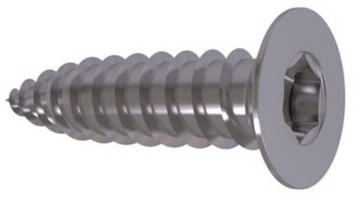 Hexalobular socket countersunk head tapping screw ISO 14586 C Stainless steel A4 ST2,2X25MM