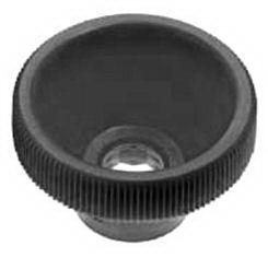 Knurled knob for hexagon bolts and nuts, high Plastic Polyoxymethylene high
