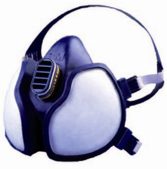 3M Halfgelaatsmasker Maintenance Free Half Face Mask FFA1P2 R D 4251 4251 GAS/VAPOR A1P2D