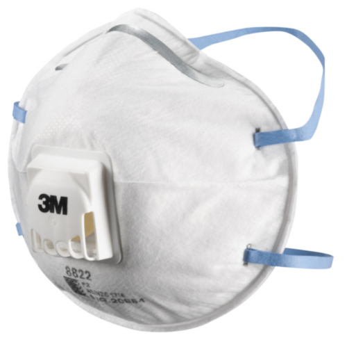 3M Half mask respirator 8822O 8822 8822 WITH EXH.VALVE