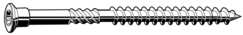 Cylindrical head srew with cutting-point 4,5X70