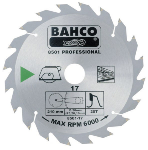 BAHC CIRC SAW BLADE 8501       2-125-T16