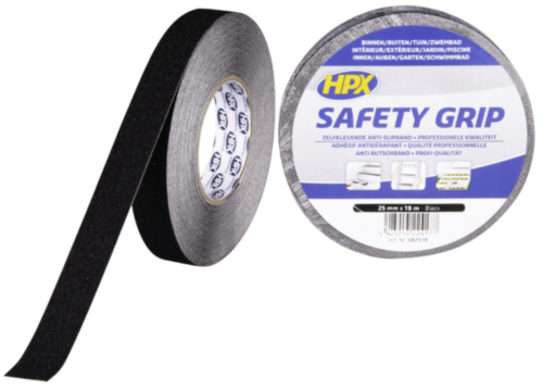 HPX Anti-slip tape Zwart 25MMX18M SB2518