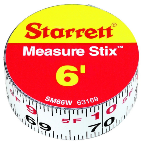 STAR MEASURING TAPE SM66W 3/4"X6