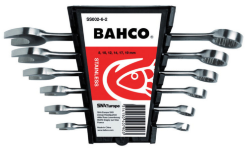 Bahco Combination spanners RVS SET 6D
