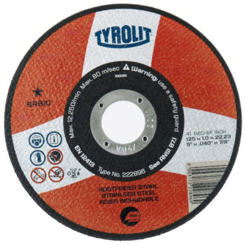 Tyrolit Cutting wheel 222894 115X1,0X22,2MM