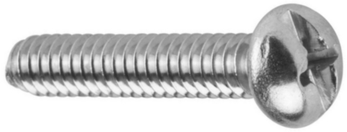 Machine screw round hd slt/ph comb UNC asme B18.6.3 ASME B18.6.3 Low carbon steel Zinc plated