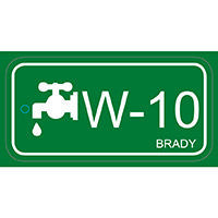 Brady Energy source tag water 10 25PC