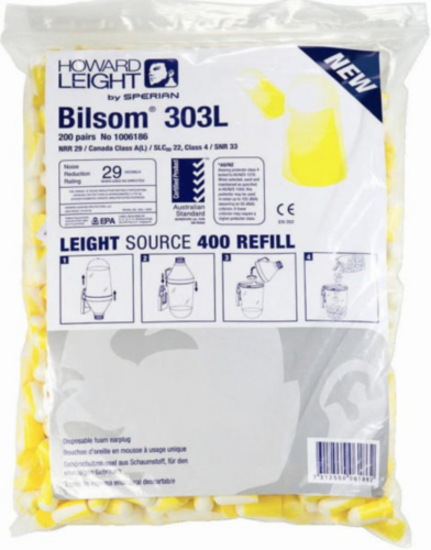 Honeywell Earplug refill pack Bilsom 303L Single-use 1006186 Yellow/White BILSOMAT 303L