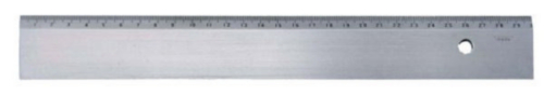 Steel rulers with measuring scale