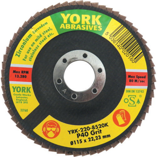 York Flap disc 115X22MM P40
