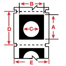 Brady Raised Profile Label B30EP-167U-593-BK 200PC