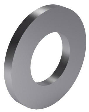 Plain washer DIN 125-1A Steel Zinc plated 140 HV