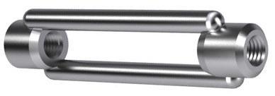 Turnbuckle DIN 1480 Steel S235JR Hot dip galvanized ISO-fit