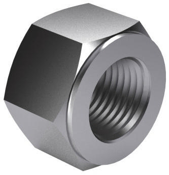 Hexagon nut for double end stud with reduced shank DIN 2510 NF Steel 25CrMo4+QT (1.7218) Plain