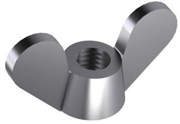Wing nut with rounded wings DIN 315 Stainless steel A2 M6