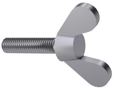 Wing screw rounded wings DIN 316 Stainless steel A4