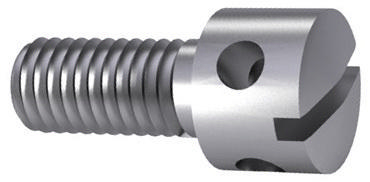 Slotted capstan screw DIN 404 Steel Zinc plated 5.8