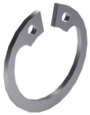 Retaining ring for bores - normal type DIN 472 Stainless spring steel 1.4122/1.4021