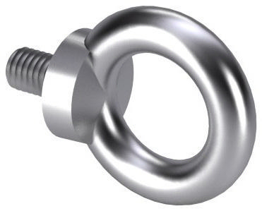 Lifting eye bolt with CE marking DIN 580 Steel C15E Zinc plated forged