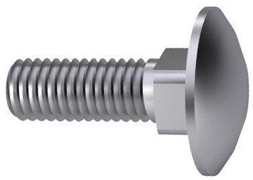 Carriage bolt fully threaded DIN ≈603 Stainless steel A4
