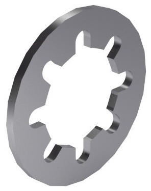 Internal tooth lock washer DIN 6797 J Spring steel
