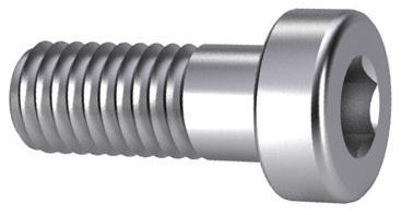 Hexagon socket head cap screw with low head and pilot recess DIN 6912 Stainless steel A2