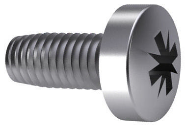 Cross recessed raised cheese head thread rolling screw Stainless steel A2