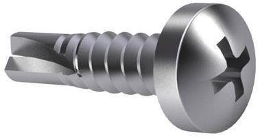 Self-drilling screw pan head ifi-113/asme b18.6.4 ASME B18.6.4 Stainless steel AISI410 #8X1.1/2