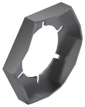 PAL Self-locking counter nut DIN 7967 Spring steel Plain M12