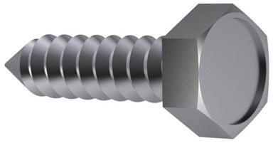 Hexagon head tapping screw DIN 7976 C Steel Zinc plated