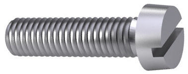 Cilinderschroef met zaaggleuf DIN 84 Staal Elektrolytisch verzinkt 4.8