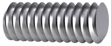 Threaded rod UNF various lengths ASME B18.31.3 Steel ASTM A307 Zinc plated Gr.A 1.1/2-12X3