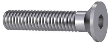Hexagon socket countersunk head screw UNC ASME B18.3 Alloy steel ASTM F835 Plain 7/16-14X3/4 ft